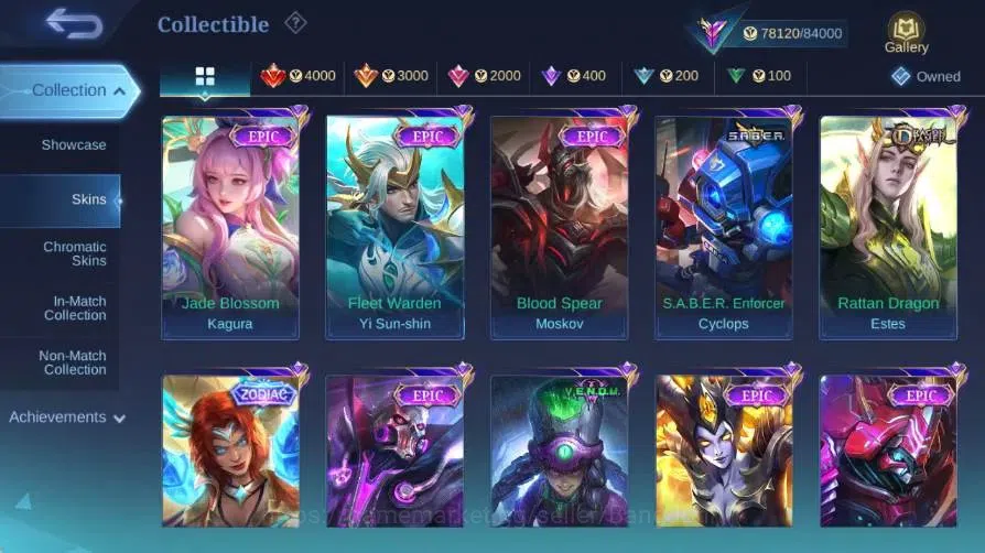 Mobile Legends: Bang Bang Accounts Global|Skin 237|Renowned|PRIME Beatrix|Collector N image 10