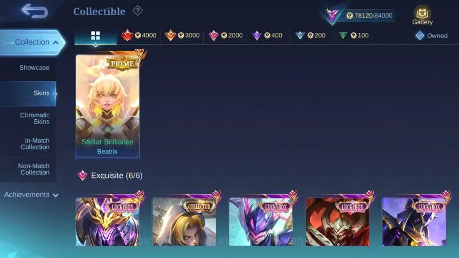 Mobile Legends: Bang Bang Accounts Global|Skin 237|Renowned|PRIME Beatrix|Collector N image 15