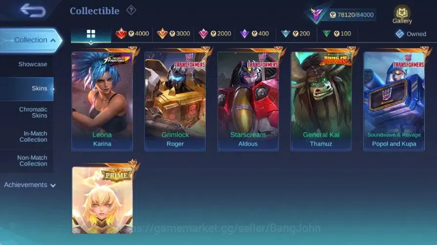 Mobile Legends: Bang Bang Accounts Global|Skin 237|Renowned|PRIME Beatrix|Collector N image 16