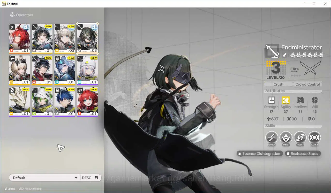 Arknights: Endfield Accounts Starter Lv2 | ASIA | Only Limited Laevantain, 2 W image 3