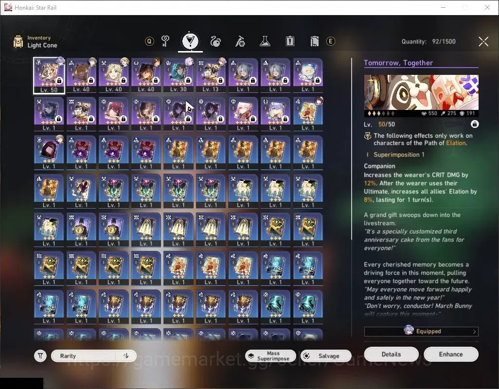 Honkai Star Rail Accounts Asia|TL 30| 1 Golden Comp | 3 Limited | SW 999, Ca image 5