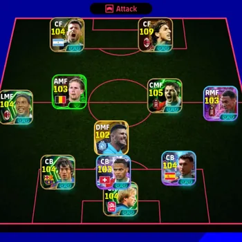 eFootball Accounts High-End Kolektif 3211 Ibrahimovic bigitime x Aguero blitz x Jordi Alba x Ronaldinho x belleti x