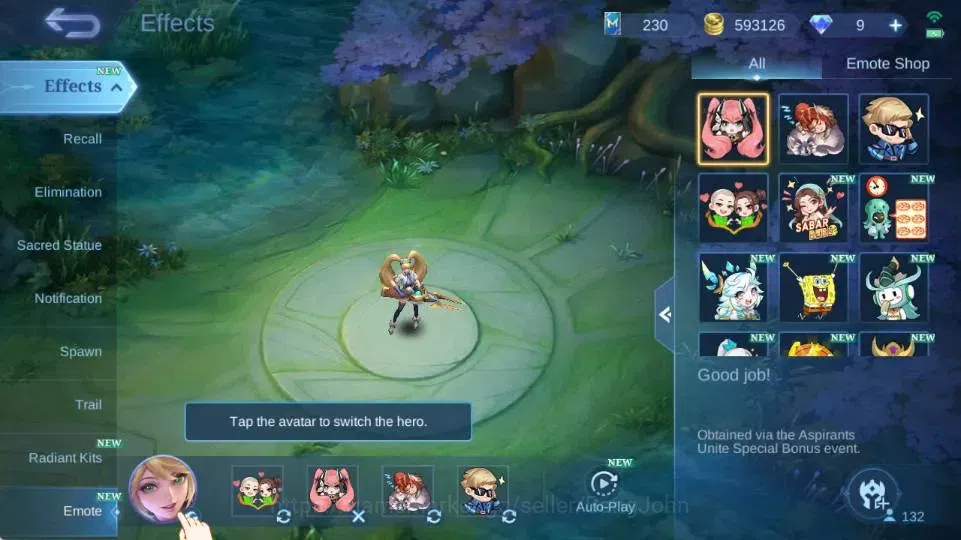 Mobile Legends: Bang Bang Accounts Global|Hero 132|Skin 261|Renowned|KOF Karina,STAR image 2