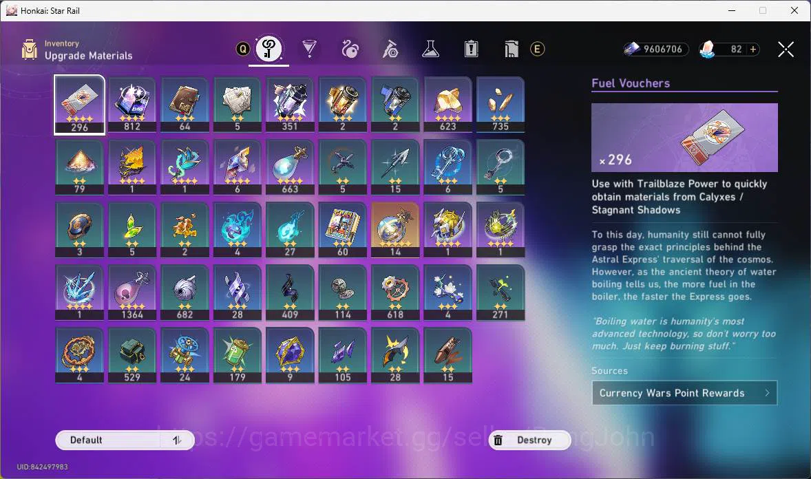 Honkai Star Rail Accounts Others ASIA|TL 40|6 Limit|Evernight+sign,Kafka,Hysilens,Black Swan,Dan Heng PT,Ruan Mei,etc|Check 11