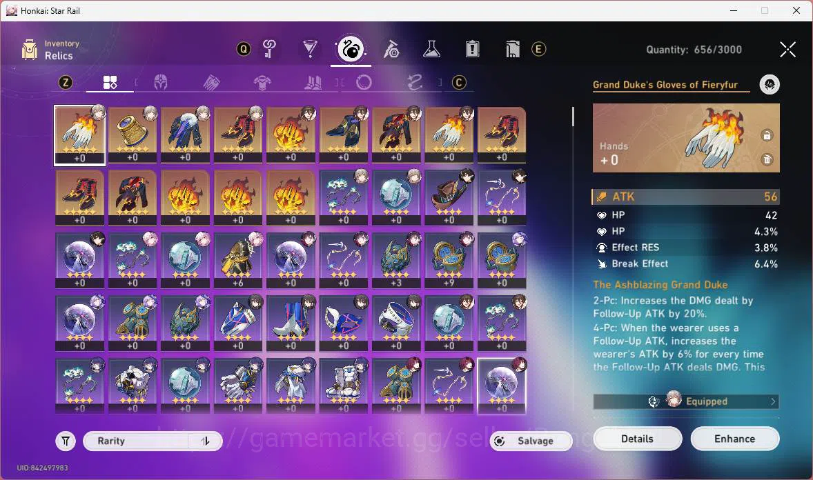 Honkai Star Rail Accounts Others ASIA|TL 40|6 Limit|Evernight+sign,Kafka,Hysilens,Black Swan,Dan Heng PT,Ruan Mei,etc|Check 4