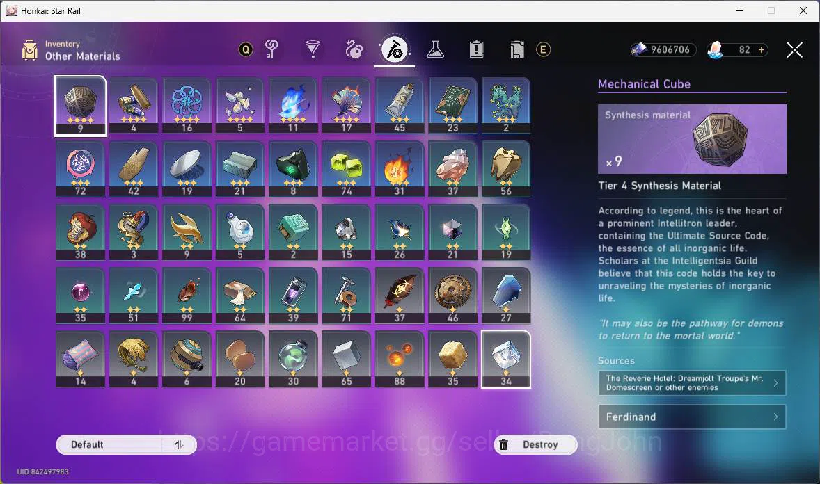 Honkai Star Rail Accounts Others ASIA|TL 40|6 Limit|Evernight+sign,Kafka,Hysilens,Black Swan,Dan Heng PT,Ruan Mei,etc|Check 9