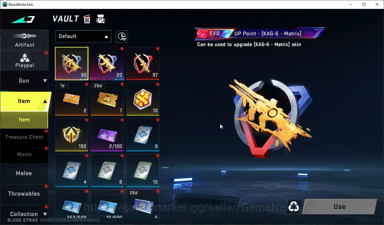 Blood Strike Accounts ASIA|1 ETERNAL Lv2 M700-Retribution|6 ULTRA[Katya- image 10