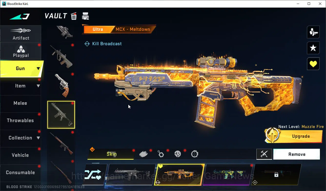 Blood Strike Accounts ASIA|1 ETERNAL Lv2 M700-Retribution|6 ULTRA[Katya- image 11