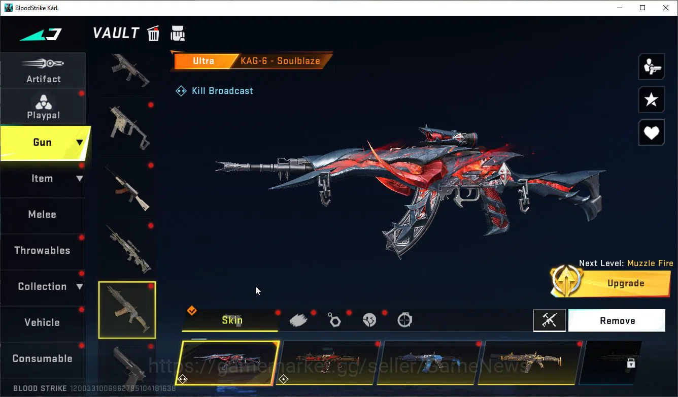 Blood Strike Accounts ASIA|1 ETERNAL Lv2 M700-Retribution|6 ULTRA[Katya- image 12