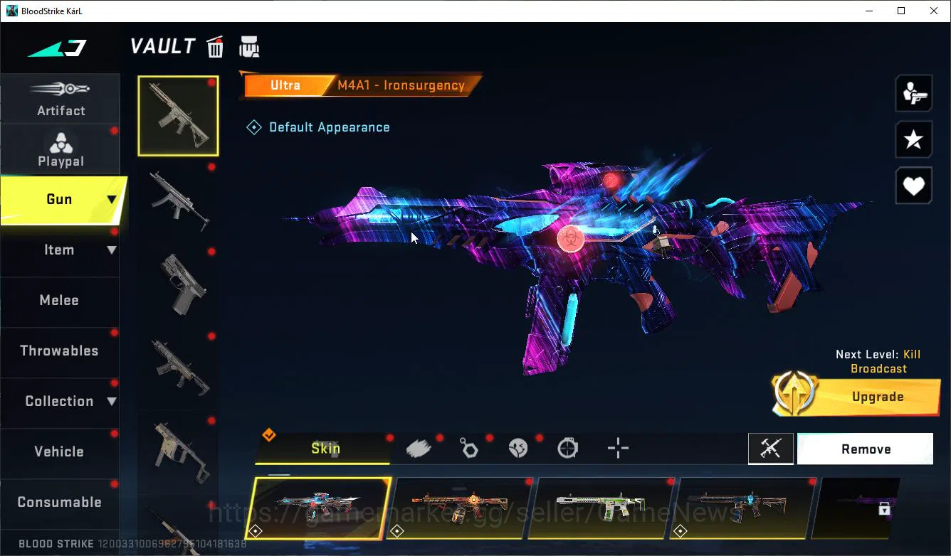 Blood Strike Accounts ASIA|1 ETERNAL Lv2 M700-Retribution|6 ULTRA[Katya- image 13