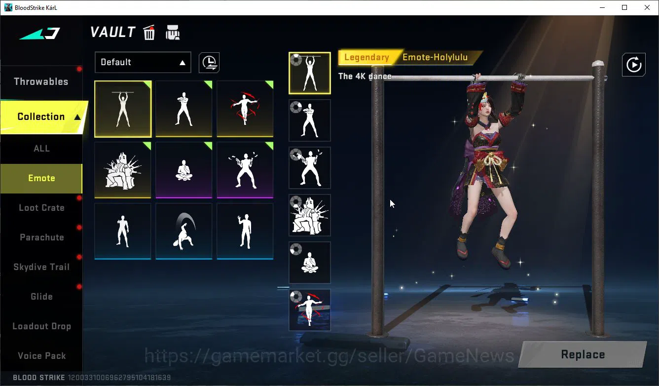 Blood Strike Accounts ASIA|1 ETERNAL Lv2 M700-Retribution|6 ULTRA[Katya- image 8