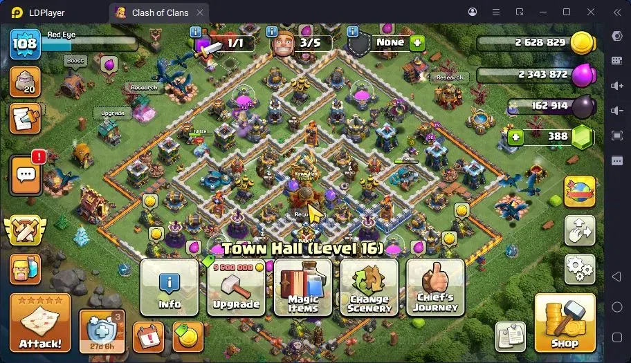 Clash of Clans Accounts Global | TH 16-BH 9|LVL 108|BK 56,AQ 66,MP 36,GW 4 image 2