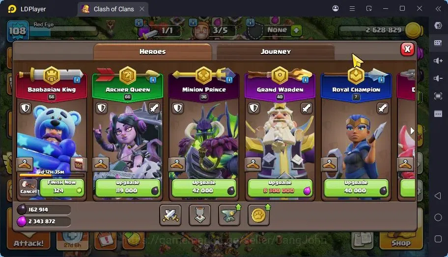 Clash of Clans Accounts Global | TH 16-BH 9|LVL 108|BK 56,AQ 66,MP 36,GW 4 image 8