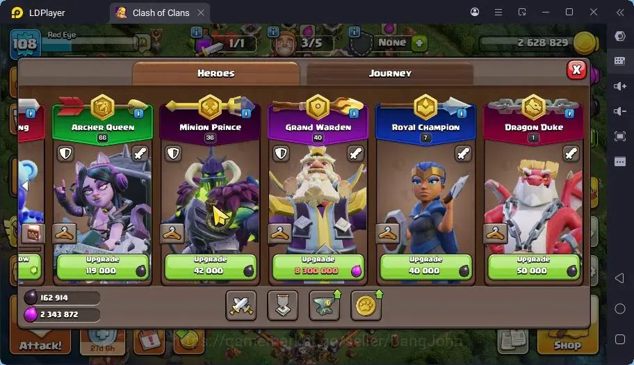 Clash of Clans Accounts Global | TH 16-BH 9|LVL 108|BK 56,AQ 66,MP 36,GW 4 image 9