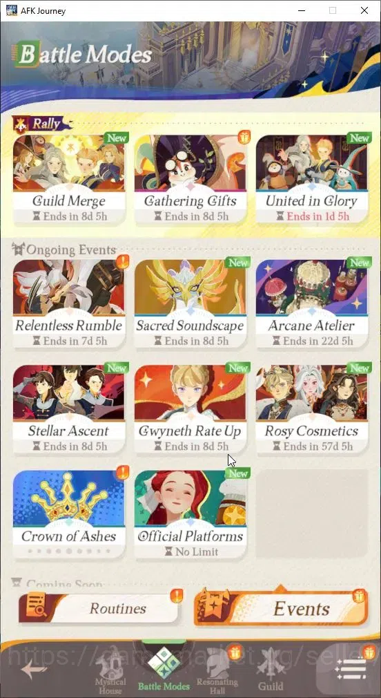 AFK Journey Accounts GLOBAL S455|Ready Gacha|5 Hero Selector|29 S Char[ image 15