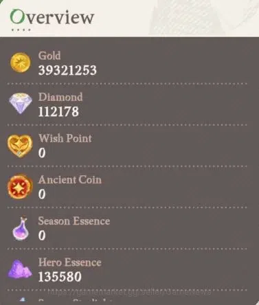 AFK Journey Accounts GLOBAL S455|Ready Gacha|5 Hero Selector|29 S Char[ image 9