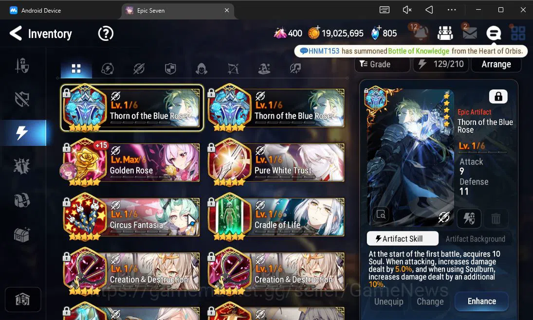 Epic Seven Accounts ASIA Verif|16 ML(C Lilias,DD Ray,Har Setti,Etc)+Ra image 16