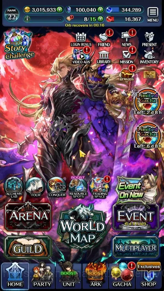 Last Cloudia Accounts GLOBAL|Rank 22|100K Crystal|Top Tier Unit (Telesti image 6