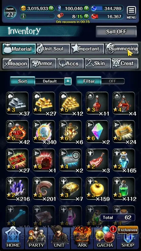 Last Cloudia Accounts GLOBAL|Rank 22|100K Crystal|Top Tier Unit (Telesti image 9