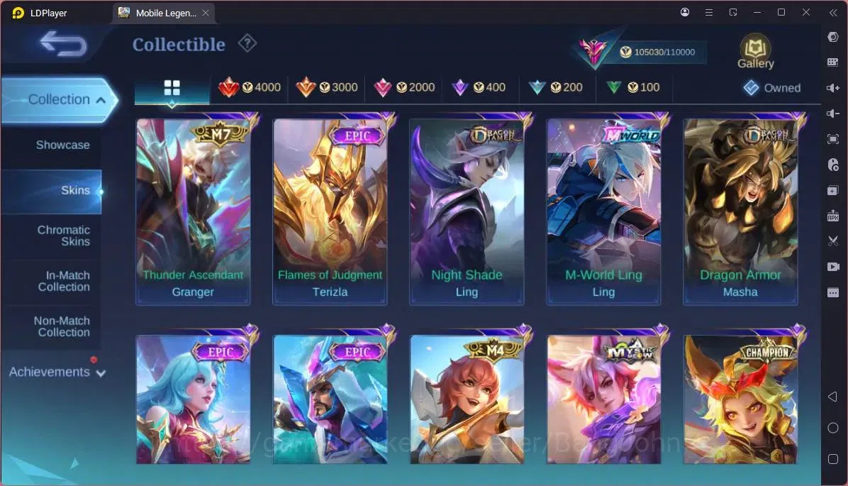 Mobile Legends: Bang Bang Accounts GLOBAL Hero 132 Skin 356|Legend Gusion|Prime Grang image 2