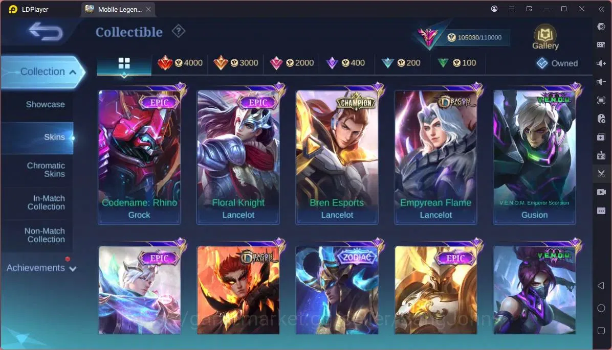 Mobile Legends: Bang Bang Accounts GLOBAL Hero 132 Skin 356|Legend Gusion|Prime Grang image 6