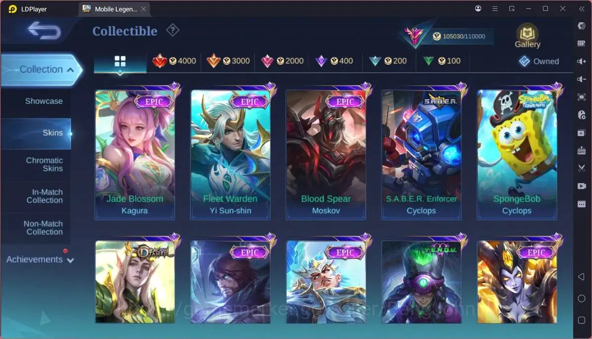 Mobile Legends: Bang Bang Accounts GLOBAL Hero 132 Skin 356|Legend Gusion|Prime Grang image 7