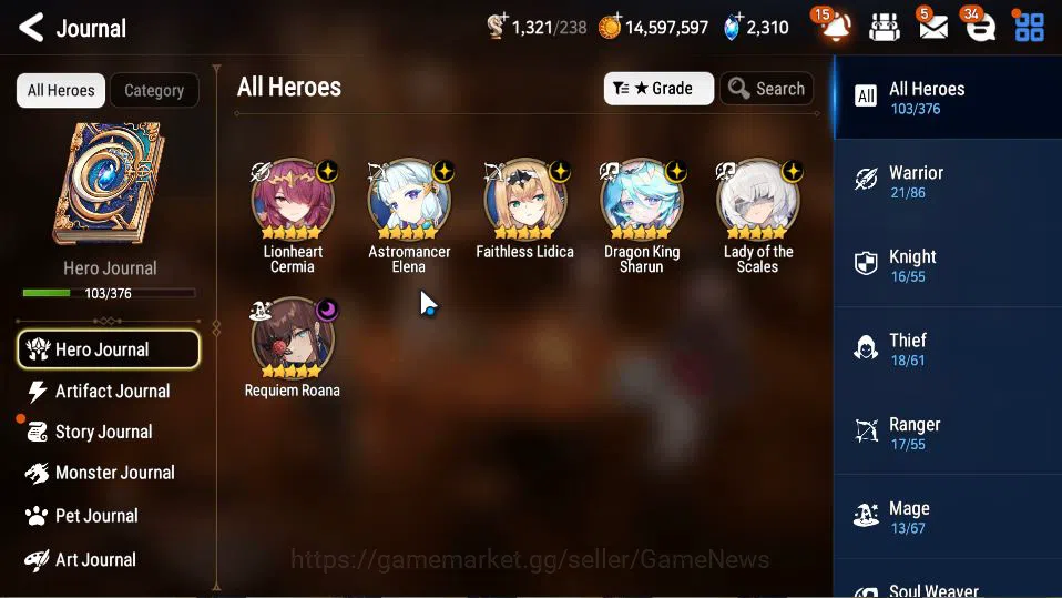 Epic Seven Accounts GLOBAL Unverif|New Era|6 ML(LOT Scales, DK Sharun, image 16