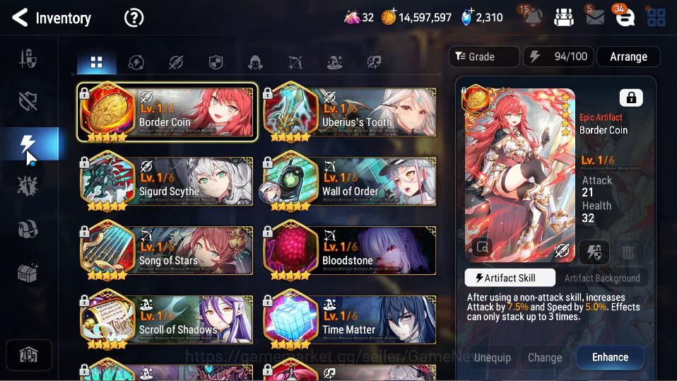 Epic Seven Accounts GLOBAL Unverif|New Era|6 ML(LOT Scales, DK Sharun, image 8
