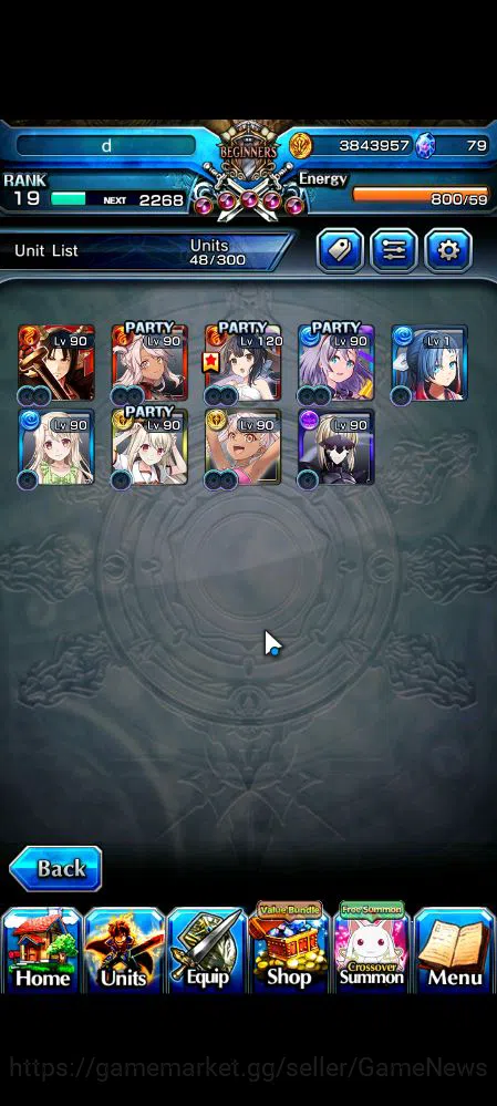 Grand Summoners Accounts Global|Rank 19|9 Ascend|ChloeTW,Summer Miyu,Hallow image 4