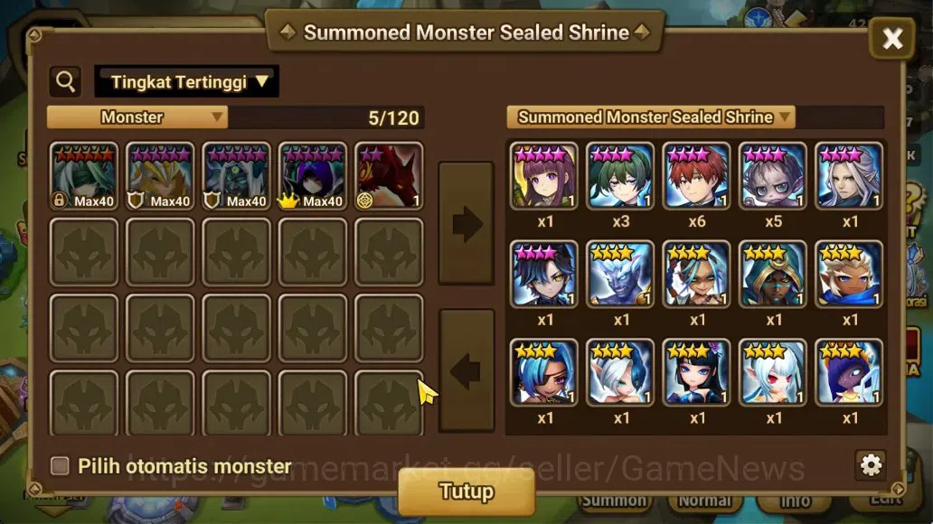 Summoners War: Sky Arena Accounts Mid-Game ASIA 100|2 Beast LD Bruiser Jager,Fermion|30 NB5,83 Total B6|+LD NB4 15