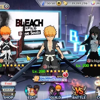 Bleach: Brave Souls Starter [GLOBAL]20K Orbs+Fresh All Story|Ururu,Yumichika P image 1