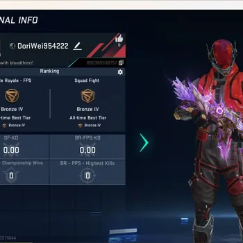 Blood Strike Accounts Others ASIA|Eternal Gun:RPK-Flourish|1 Ultra & 1 Legendary Gun|1 Epic Rename Card|Check SS BS3727B