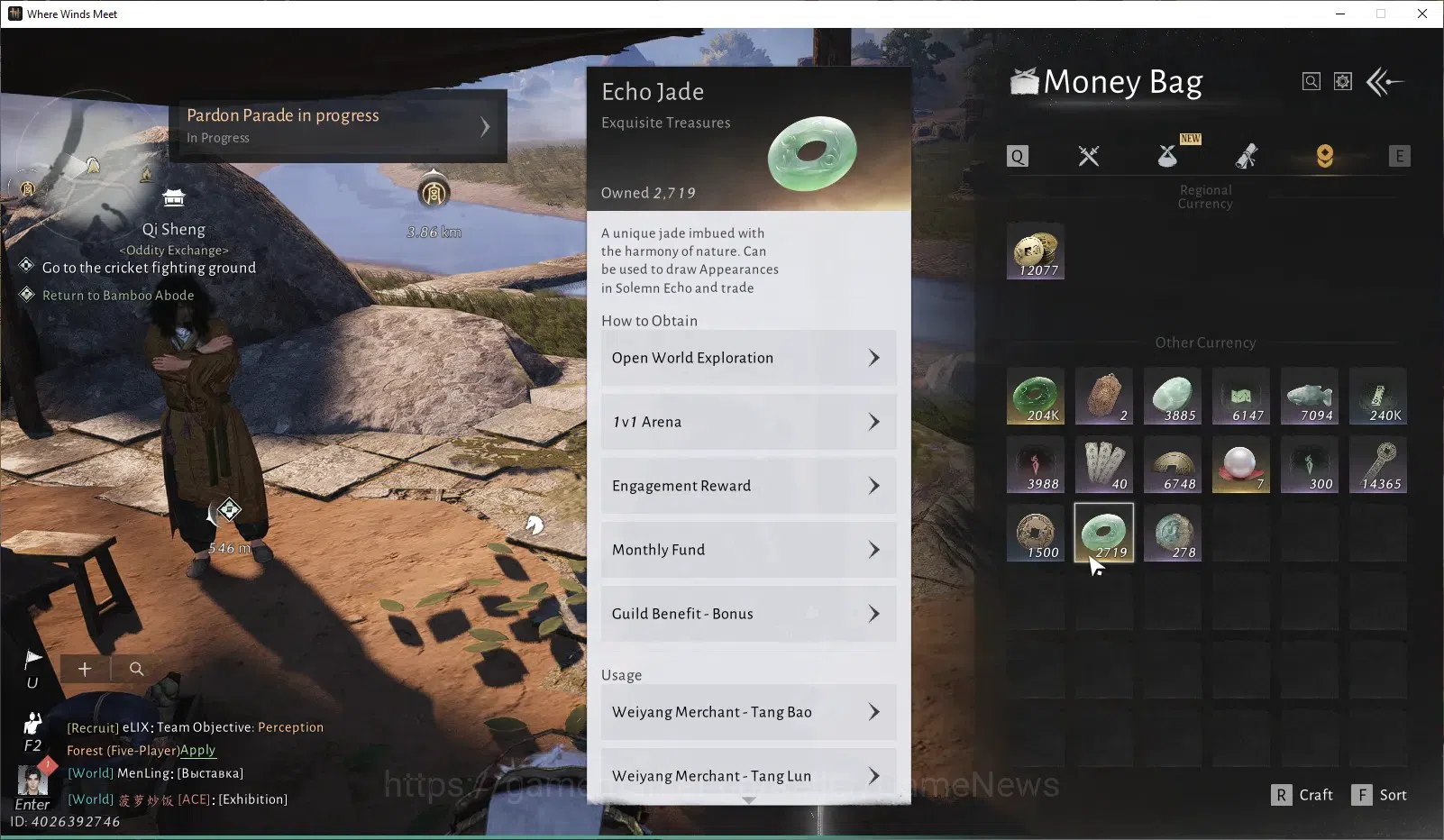 Where Winds Meet Accounts GLOBAL|Lv 93|25K GS|Peaceful Life|Anthem Of Ages|B image 12