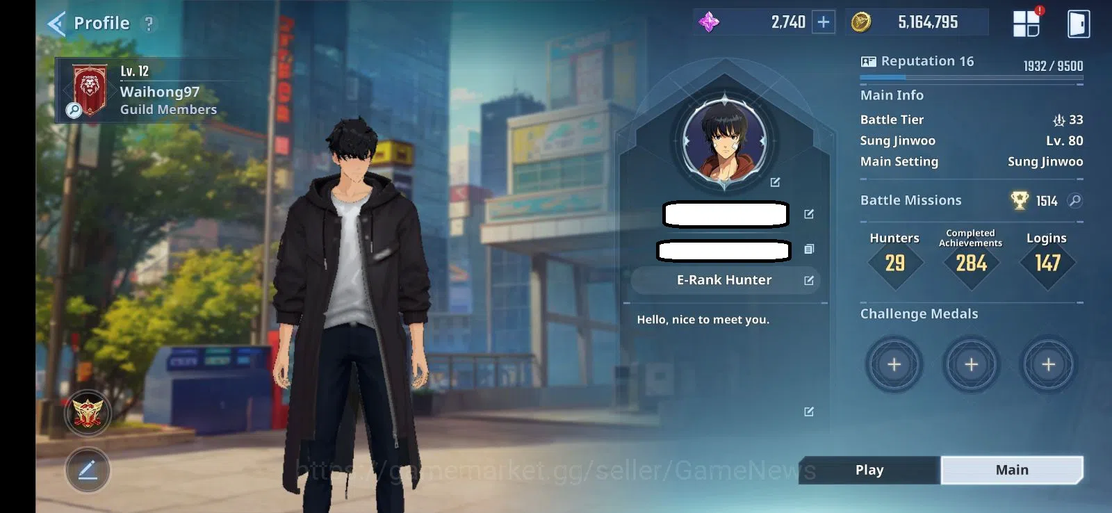 Solo Leveling: ARISE Accounts Total Power 682K|16SSR 2