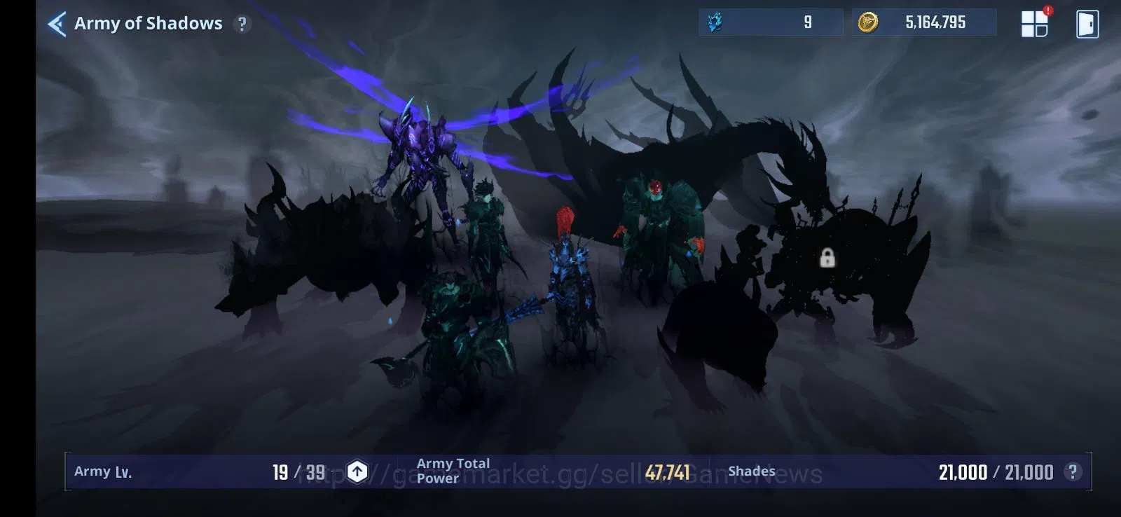 Solo Leveling: ARISE Accounts Total Power 682K|16SSR 3