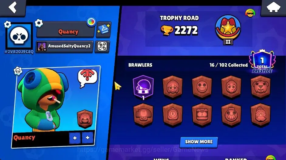 Brawl Stars Accounts 2272 Trophy|11,3K Bling| 16 Brawlers 2 Max Lvl [Ed image 2