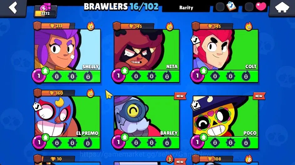Brawl Stars Accounts 2272 Trophy|11,3K Bling| 16 Brawlers 2 Max Lvl [Ed image 8