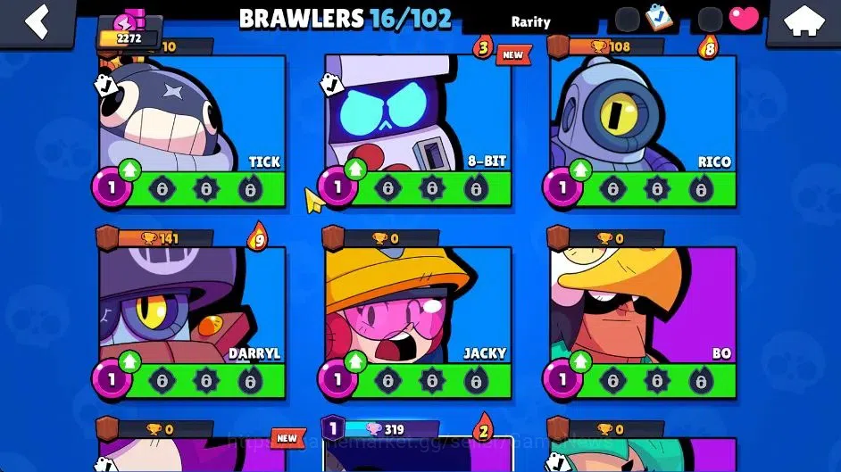Brawl Stars Accounts 2272 Trophy|11,3K Bling| 16 Brawlers 2 Max Lvl [Ed image 9