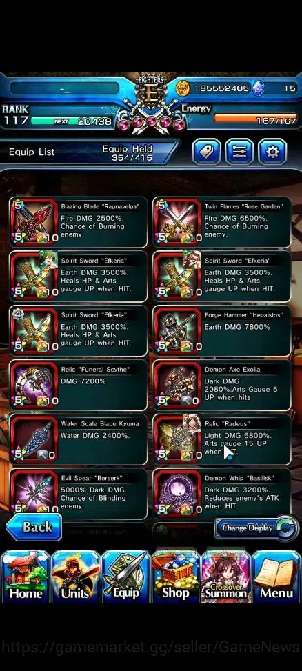 Grand Summoners Accounts Global|Rank 117 |19 Ascend+6 TW|[S Miyu,Inumuta,Mo image 10