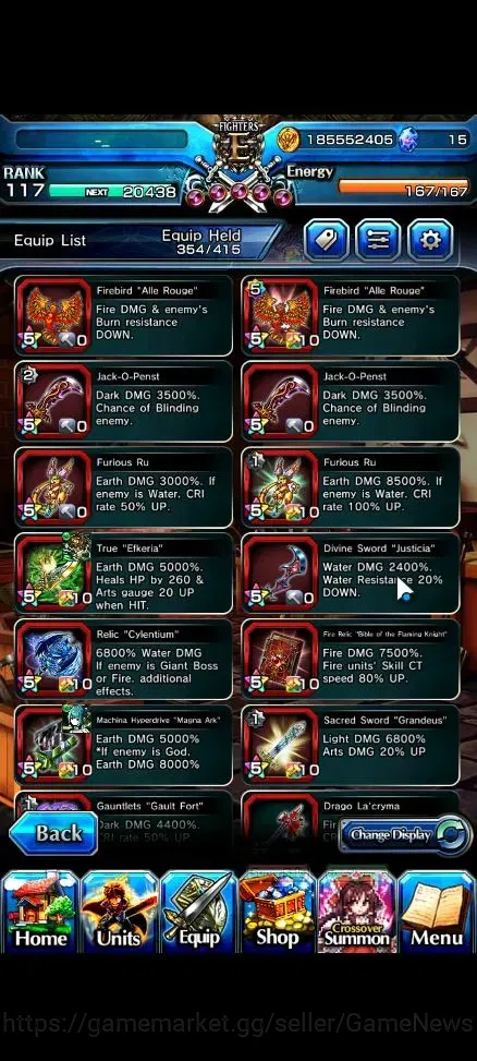 Grand Summoners Accounts Global|Rank 117 |19 Ascend+6 TW|[S Miyu,Inumuta,Mo image 11
