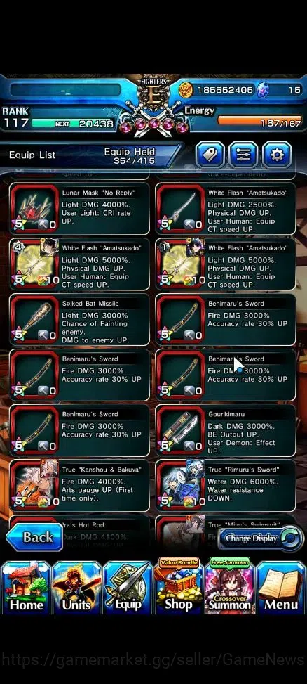 Grand Summoners Accounts Global|Rank 117 |19 Ascend+6 TW|[S Miyu,Inumuta,Mo image 13