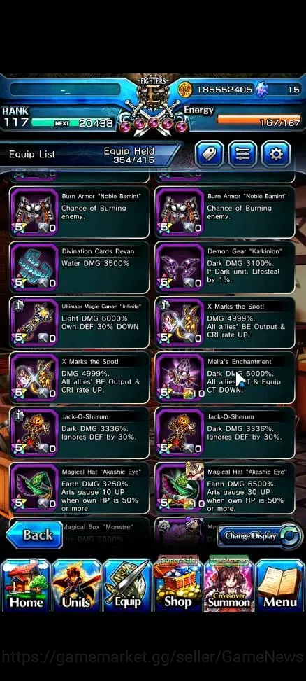 Grand Summoners Accounts Global|Rank 117 |19 Ascend+6 TW|[S Miyu,Inumuta,Mo image 15