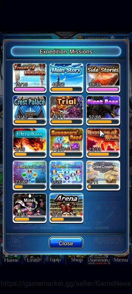 Grand Summoners Accounts Global|Rank 117 |19 Ascend+6 TW|[S Miyu,Inumuta,Mo image 7