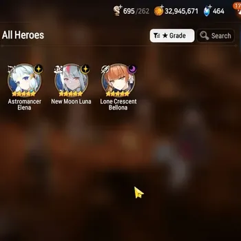 Epic Seven Accounts High-End Global UnVerif|New Era| 3 ML (NM Luna,LC Bellona,Astro Elena)+HARU+Art,Estelle,Ivana,Etc|166K