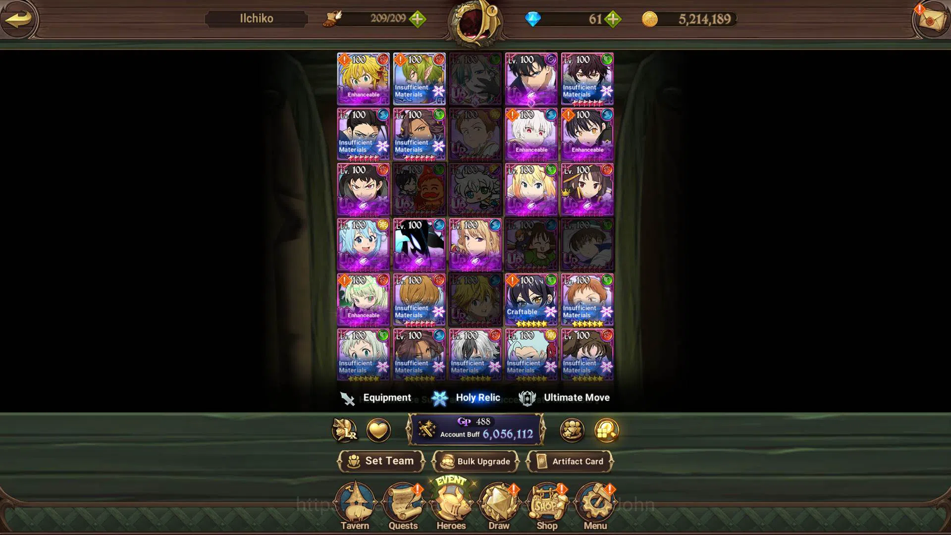 The Seven Deadly Sins: Grand Cross Accounts ASIA|6m CC|2LR Meliodas,Helbram|Many collab Aqua4/ image 10