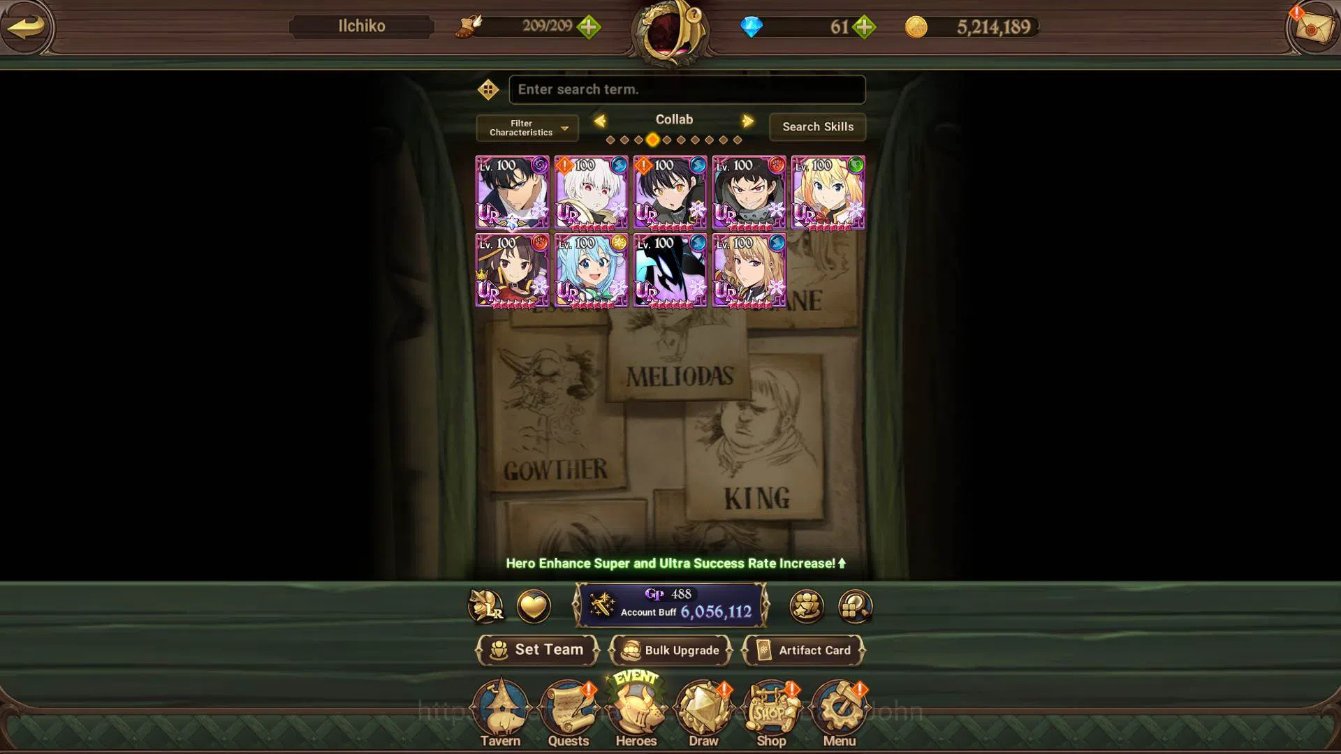 The Seven Deadly Sins: Grand Cross Accounts ASIA|6m CC|2LR Meliodas,Helbram|Many collab Aqua4/ image 8