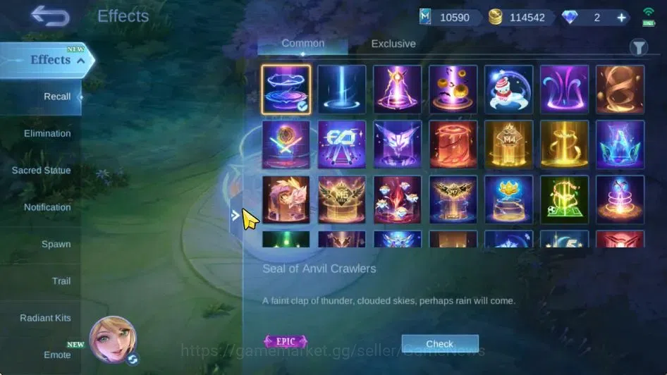 Mobile Legends: Bang Bang Accounts Hero 132|Skin 281|Recall Sea Of Anvils|Prime(Yu Zh image 12