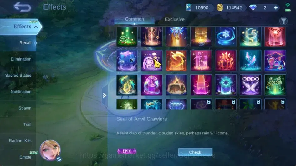 Mobile Legends: Bang Bang Accounts Hero 132|Skin 281|Recall Sea Of Anvils|Prime(Yu Zh image 13