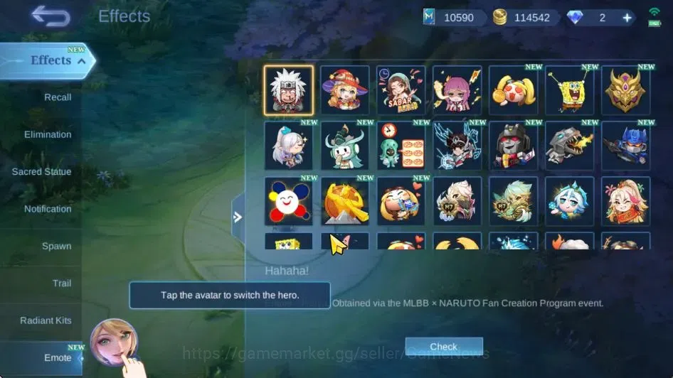 Mobile Legends: Bang Bang Accounts Hero 132|Skin 281|Recall Sea Of Anvils|Prime(Yu Zh image 17