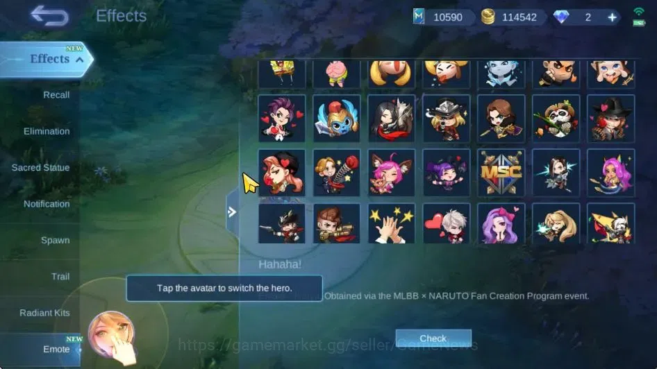 Mobile Legends: Bang Bang Accounts Hero 132|Skin 281|Recall Sea Of Anvils|Prime(Yu Zh image 18